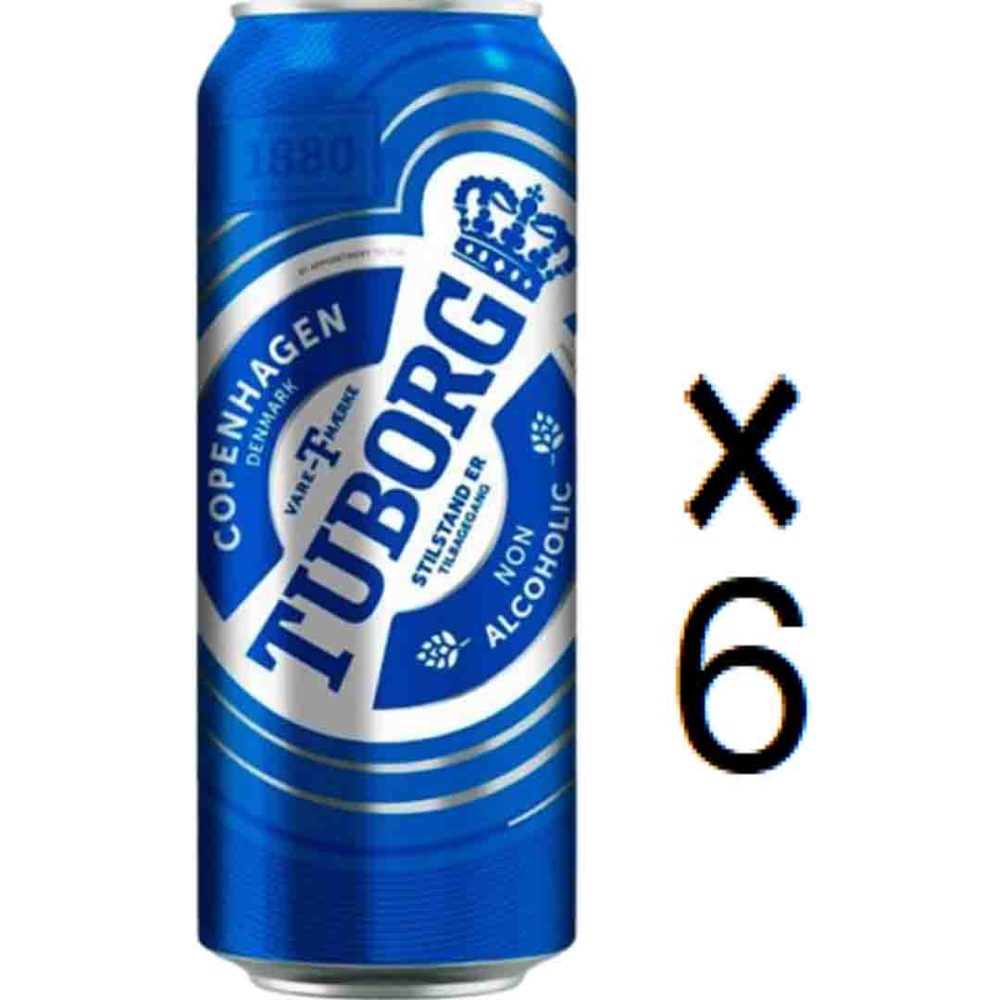 آبجو بدون الکل توبورگ 6 عددی Tuborg