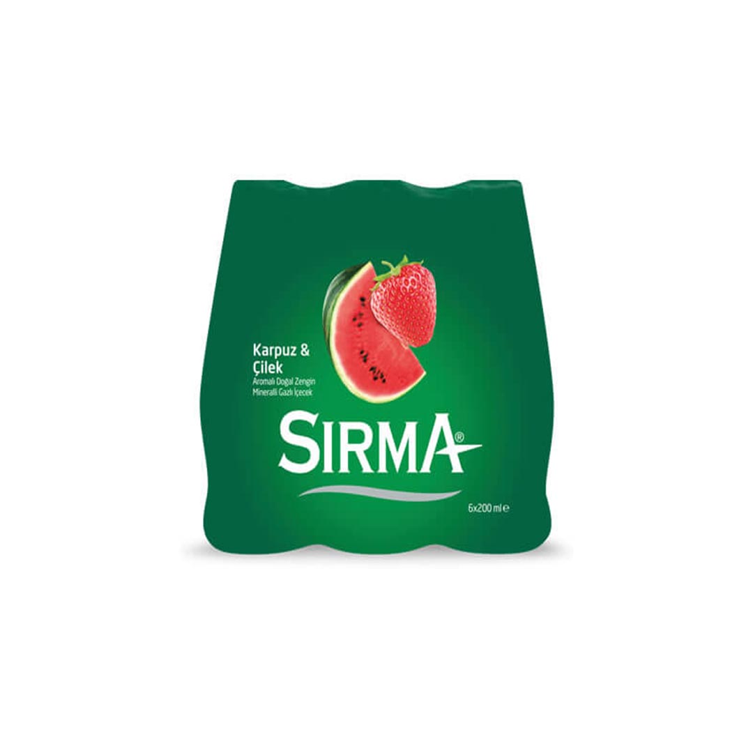 نوشیدنی 24 عددی ویتامینه با طعم هندوانه و توت فرنگی سیرما Sirma