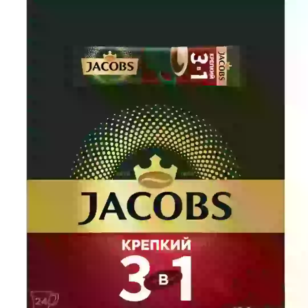 قهوه جاکوبز کاپوچینو 3 در 1 بسته 24 عددی Jacobs 3 in 1 Intense