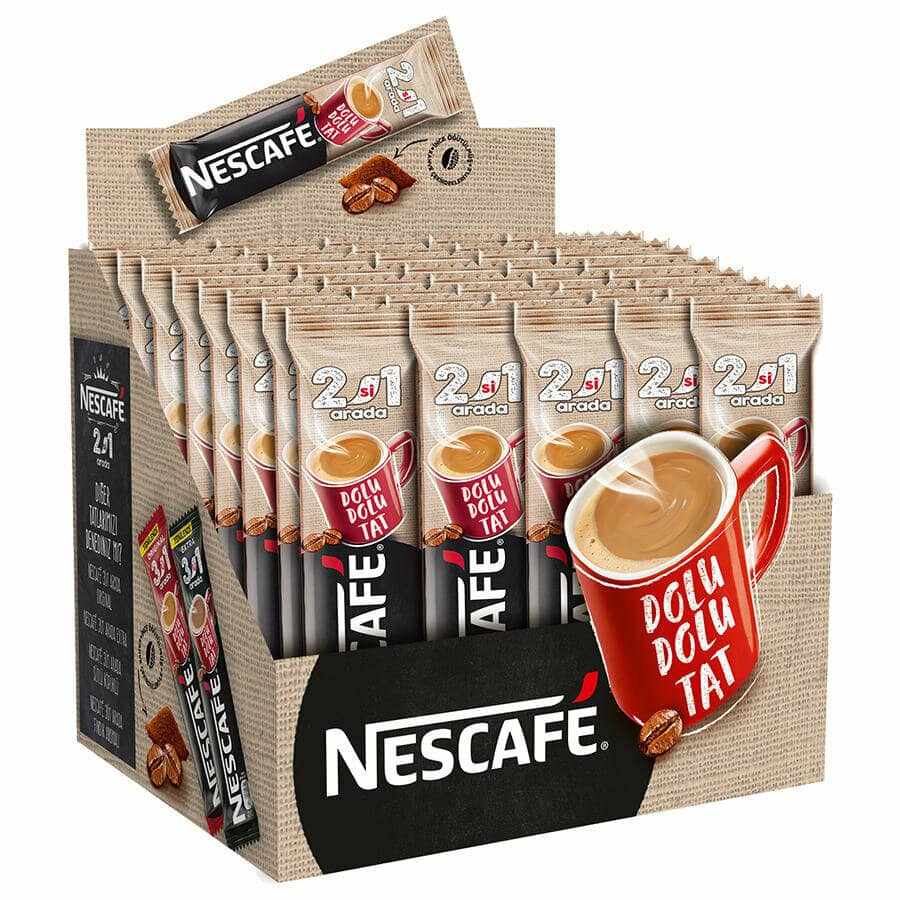 کافی میکس قهوه تاریخ جدید نسکافه 2 در 1 تعداد 48 تایی Nescafe