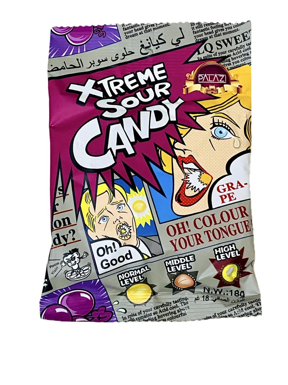 ابنبات ترش کندی انگور بسته 30 عددی Candy